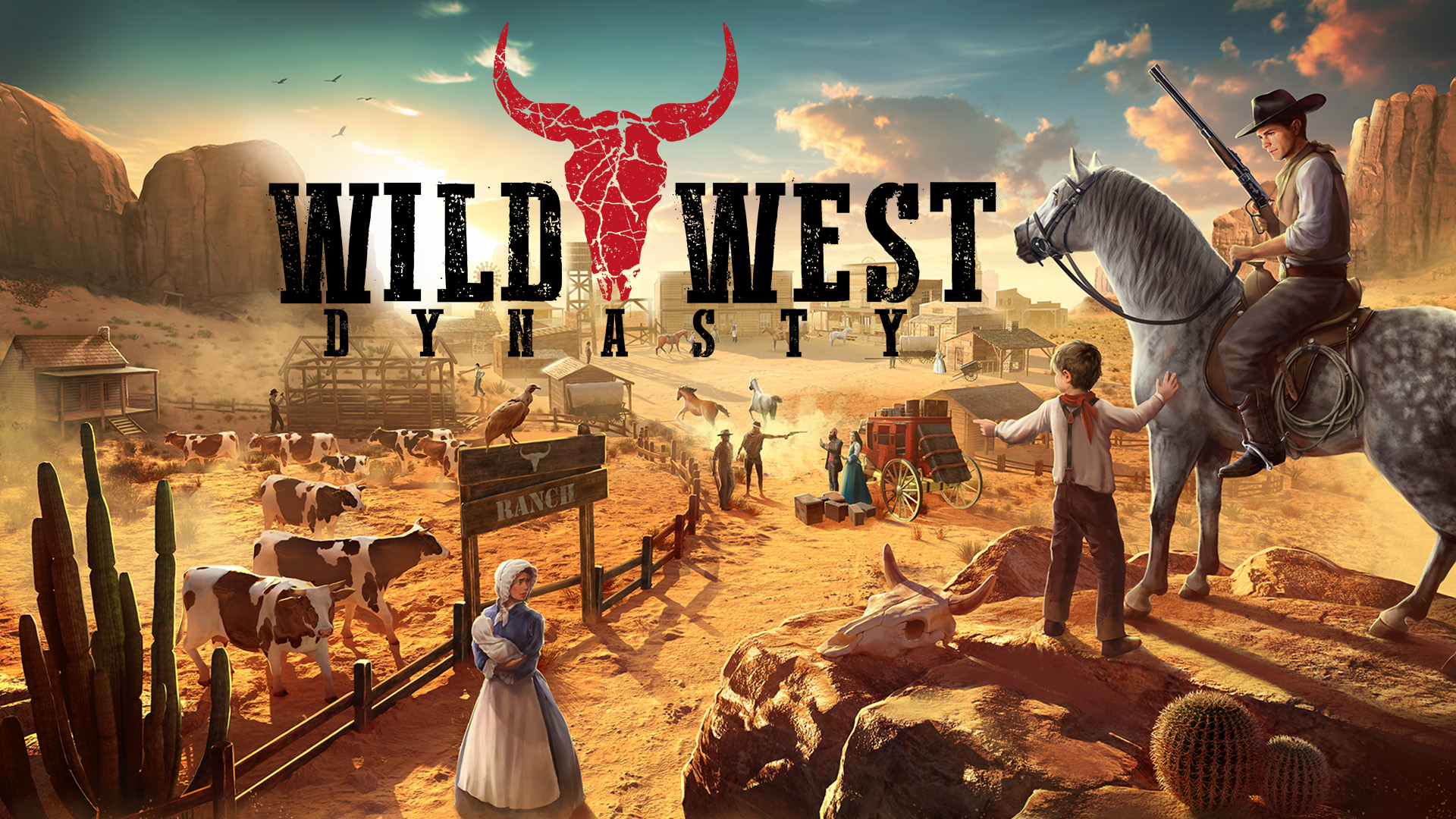 Wild West Dynasty: OUT NOW - Survive. Build. Explore. Manage